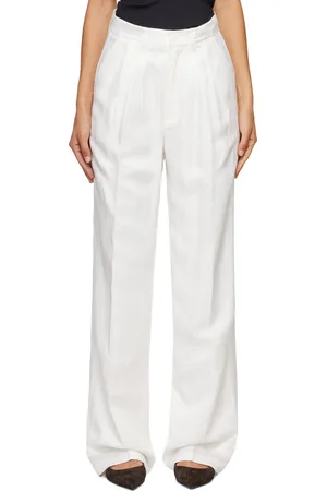 ANINE BING Pantalon Carrie blanc