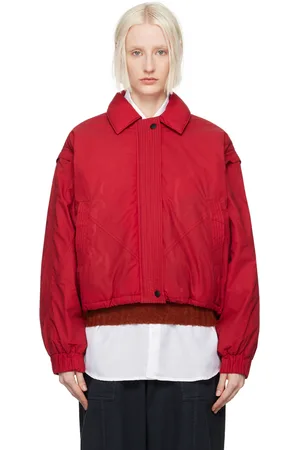 YMC Blouson aviateur Heath rouge