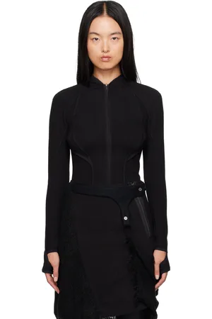 Hyein Seo Blouson noir à découpe