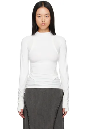 Hyein Seo T-shirt de sport à manches longues blanc