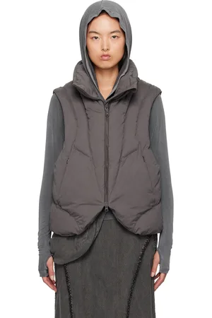 Hyein Seo Veste rembourrée grise exclusive à SSENSE