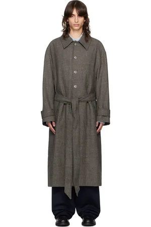 Ami Manteau brun à ceinture