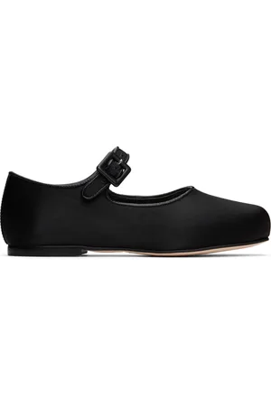 SANDY LIANG Ballerines de style Charles IX noires