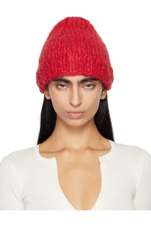GABRIELA HEARST Bonnet Pacino rouge