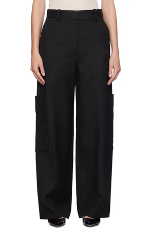Khaite Pantalon Caiton noir