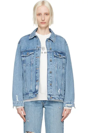 ANINE BING Blouson Rory bleu en denim