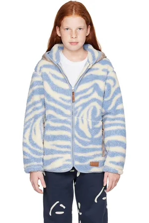 Molo Enfant | Blouson Uberto bleu et blanc