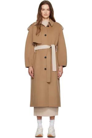 Mackage Manteau Ceyla brun clair et beige