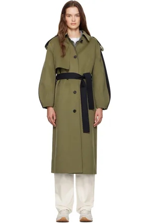 Mackage Manteau Ceyla vert et bleu marine
