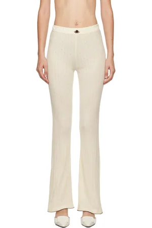 Caro Editions Pantalon de pyjama blanc cassé - Caro