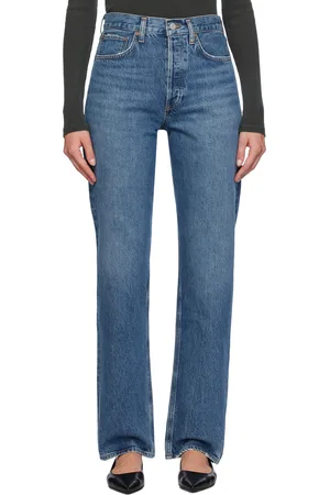 AGOLDE Jean Kelly bleu