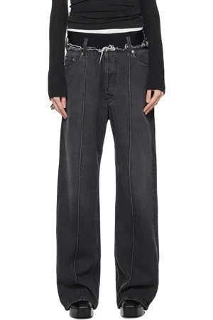 ALAINPAUL Jean gris à taille élastique