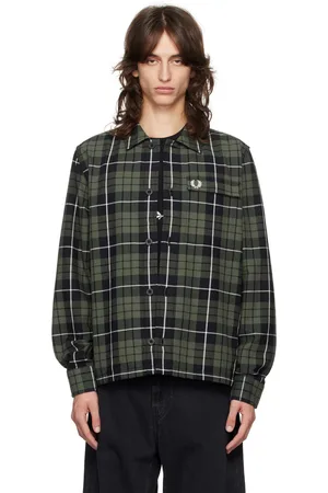 Fred Perry Surchemise verte à carreaux