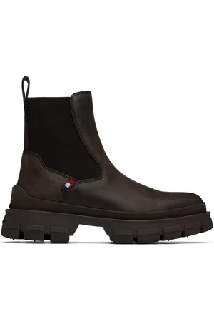 Moncler Bottes chelsea Hevea brunes