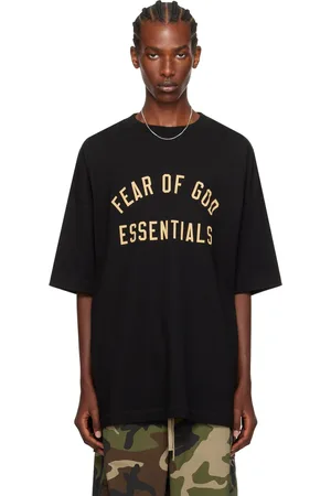 FEAR OF GOD T-shirt noir à col ras du cou
