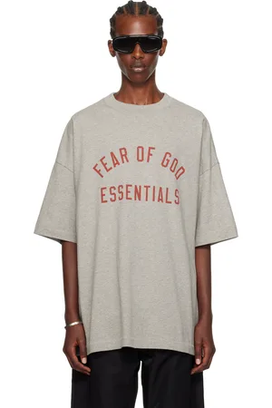 FEAR OF GOD T-shirt gris à col ras du cou