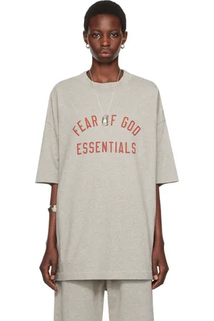FEAR OF GOD T-shirt gris à col ras du cou