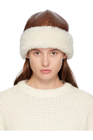 Stand Studio Chapeau Ruth brun et blanc cassé
