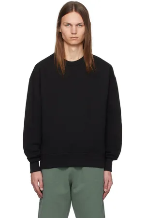 Ami Pull molletonné noir à logo Ami de cœur