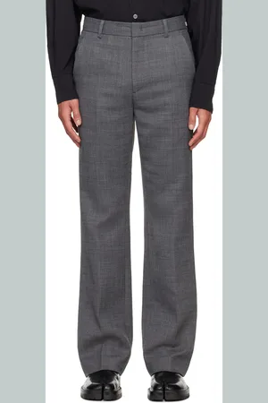 SYSTEM Pantalon semi-évasé gris