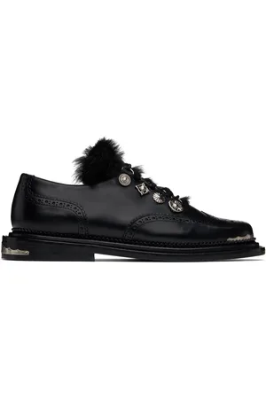 TOGA VIRILIS Derbys noirs en cuir