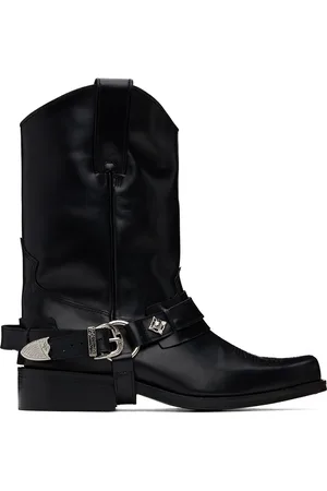 TOGA VIRILIS Bottes noires exclusives à SSENSE