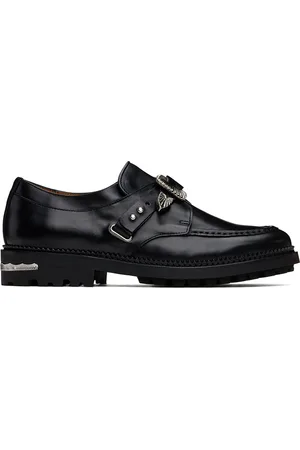 TOGA VIRILIS Chaussures à boucle noires exclusives à SSENSE