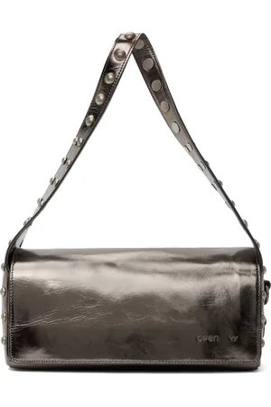 OPEN YY Sac polochon gris acier à clous
