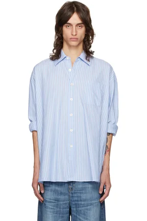 OUR LEGACY Chemise Borrowed bleue