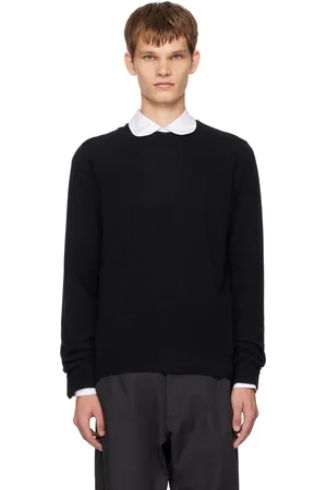Comme des Garçons Pull noir à col ras du cou - Forever