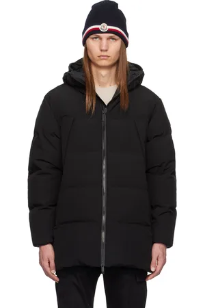 Moncler Blouson Valmaron noir rembourré en duvet