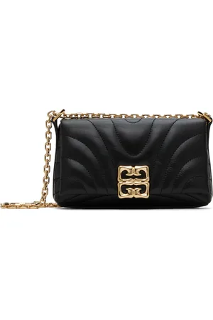 Givenchy Sac à chaine noir à logo 4G Liquid