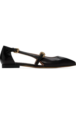 Moschino Ballerines noires à ferrure à logo