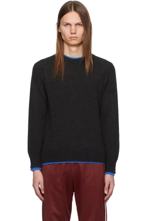 WALES BONNER Pull Steady noir en tricot