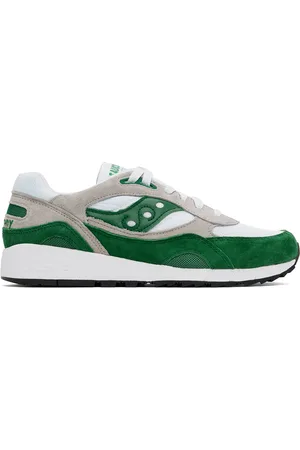 Saucony Baskets Shadow 6000 blanc et vert