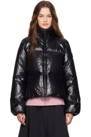 Moncler Blouson Breteuil noir rembourré en duvet