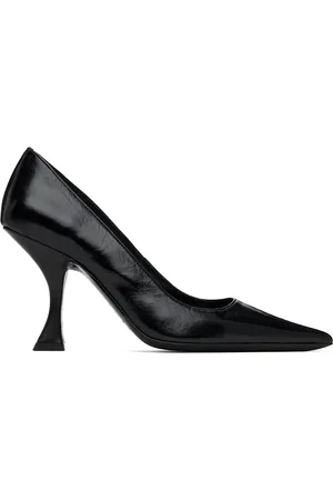 By Far Chaussures à talon sablier Viva noires