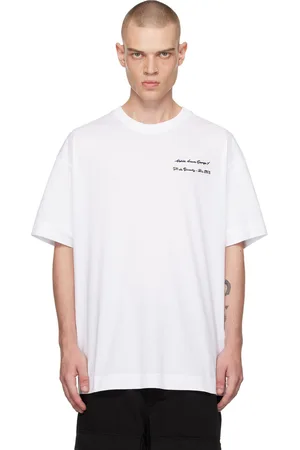 Givenchy T-shirt blanc à écusson en gros-grain