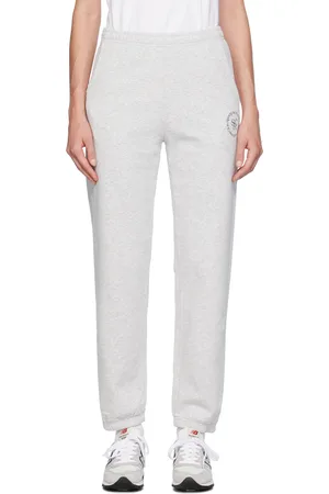 Sporty & Rich Pantalon de détente gris à logo SRHWC