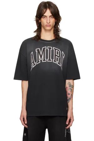 AMIRI T-shirt rétro surdimensionné noir
