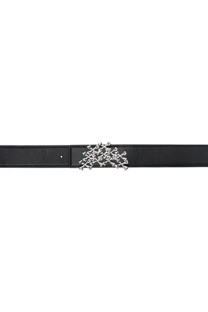 AMIRI Ceinture noire à ferrure d