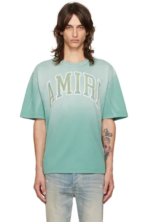 AMIRI T-shirt rétro surdimensionné bleu