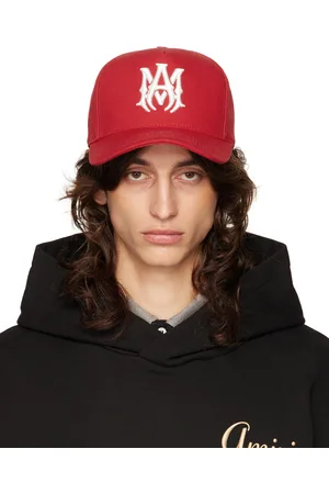 AMIRI Casquette noire en canevas à monogramme - Core