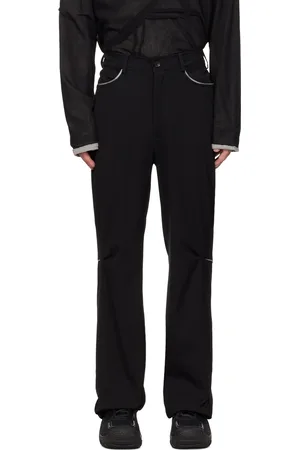 Kiko Kostadinov Pantalon noir à pinces en K - Ohne