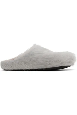 Marni Flâneurs de style sabot Fussbett gris