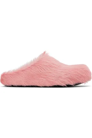 Marni Flâneurs de style sabot Fussbett roses