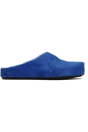 Marni Flâneurs de style sabot Fussbett bleus