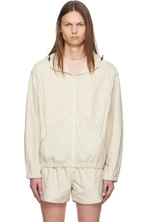 JOHN ELLIOTT Anorak blanc cassé à panneaux