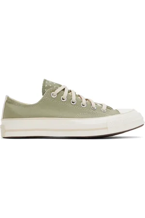 Converse Baskets basses Chuck 70 kaki à piqures graphiques