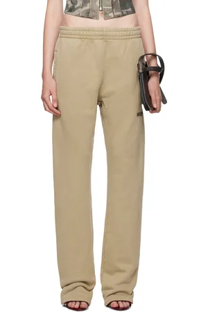 MISBHV Pantalon de détente beige à logo Community